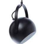 Duża lampa wisząca Ball - Frandsen Lighting - czarna - mat