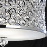 Elegancki plafon Hudson - Endon Lighting - srebrny - 2