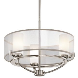 Lampa Saldana - klasyczna sufitowa Astoria - srebrna, szklana