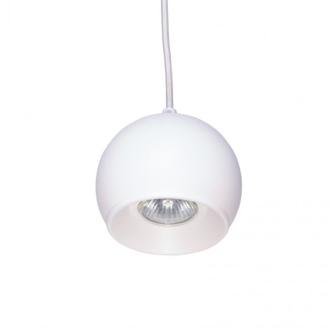 minimalistyczna lampa kuchenna w białym kolorze