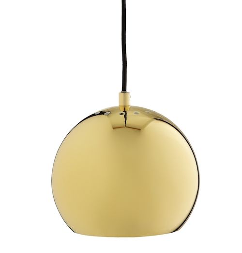 Lampa Ball 18cm - połysk mosiądz - Frandsen Lighting