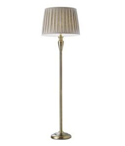 Lampa podłogowa do salonu Oslo - Endon Lighting - złota