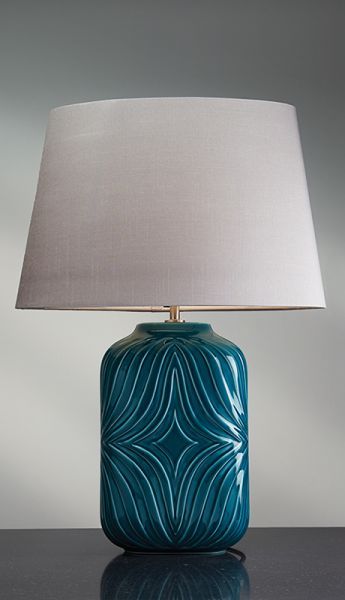 Lampa stołowa Azura - Ardant Decor - ceramika - 1