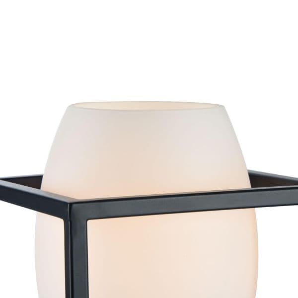 prostokątna lampa stołowa szklane jajo