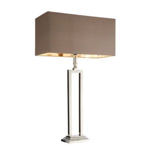 OUTLET Lampa stołowa Cassier - Endon Lighting - srebrna