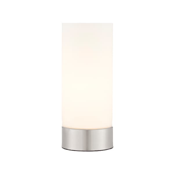 Lampa stołowa Dara - Endon Lighting - Port USB - srebrna