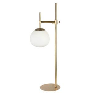 Lampa stołowa Erich - Maytoni - złota, biała