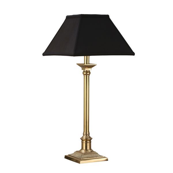 Lampa stołowa Grenville - Interiors - mosiądz, złota