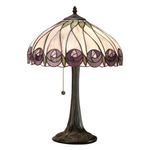 Lampa stołowa Hutchinson - Interiors - szklany klosz