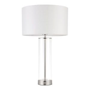 Lampa stołowa Lessina - Endon Lighting - szklana, srebrna
