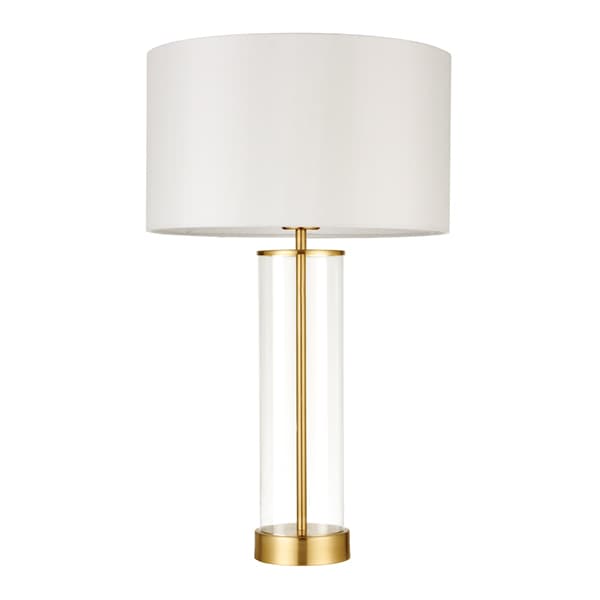 Lampa stołowa Lessina - Endon Lighting - szklana, złota
