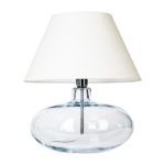 Stołowa lampa Stockholm - 4concepts - biała, szklana