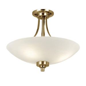 Lampa sufitowa Welles - Endon Lighting - biała, złota
