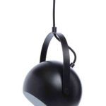 Lampa wisząca Ball - Frandsen lighting - czarna z uchwytem
