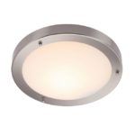 Minimalistyczna lampa sufitowa Portico - Endon Lighting - nikiel