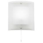 Minimalistyczny kinkiet Blake - Endon Lighting - biały, szklany