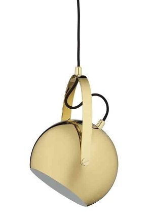 lampa wisząca z metalu, styl nowoczesny - aranżacja