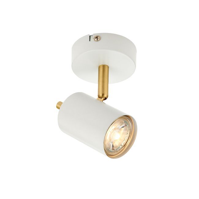 Oryginalna lampa sufitowa Gull - Endon Lighting - biała, złota