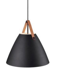 Stylowa lampa wisząca - Strap 48 - DFTP - Nordlux - czarna