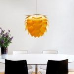 lampa wisząca w stylu skandynawskim - nad stół do jadalni