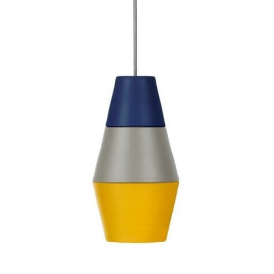 nowoczesna lampa trzy kolory, geometryczna