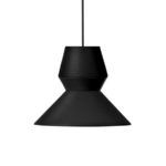 czarna lampa wisząca, nowoczesny design